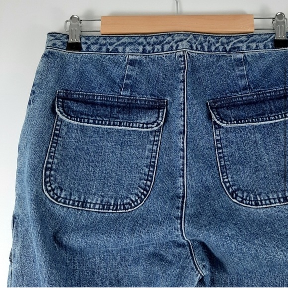 Rachel Comey Pursue Bell Hem Crop Denim Jeans Size 6 - Picture 7 of 11